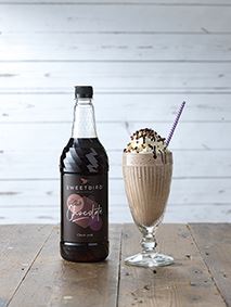 Sweetbird Chocolate Syrup 1 Lte Mochas and Contains Real Cocoa Syrup Pack of 4