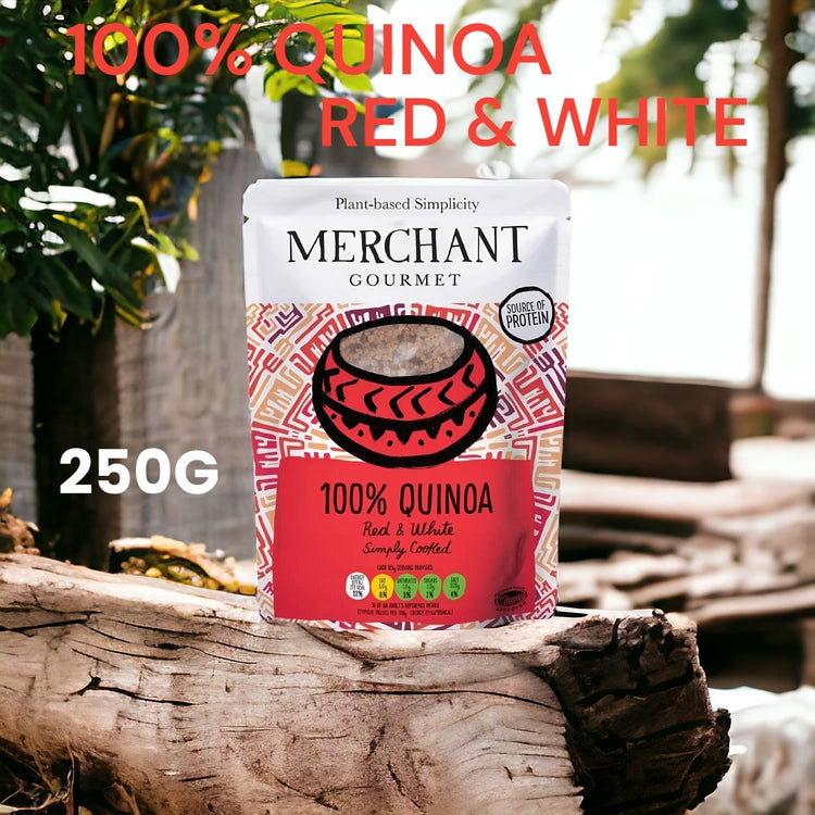 Merchant Gourmet 100% Quinoa - Red & White Plant Based Simplicity 250g X 5