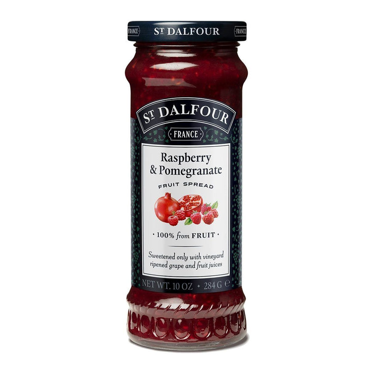 St Dalfour Raspberry and Pomegranate Fruit Spread 284g Jam 100% Fruit Jam x 1