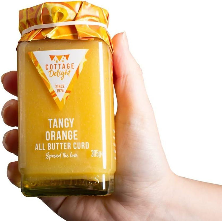 Cottage Delight Tangy Orange All Butter Curd 305g Spread Love Jam Pack of 5