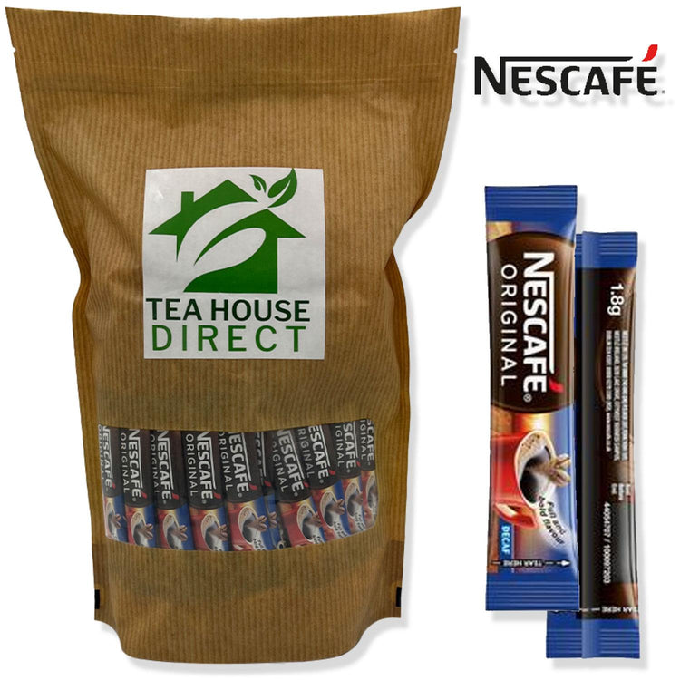 Nescafe Original Decafe Instant Coffee | Pure & Classic Flavor | Smooth & Caffeine-Free Coffee | Perfect Coffee Anytime, Anywhere | 50 Sachets