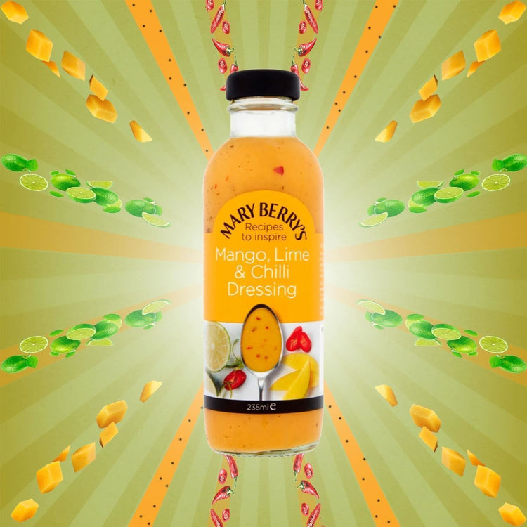 Mary Berry's Mango Lime Dressing with Well Balanced oil & Delicious 235ml X 6