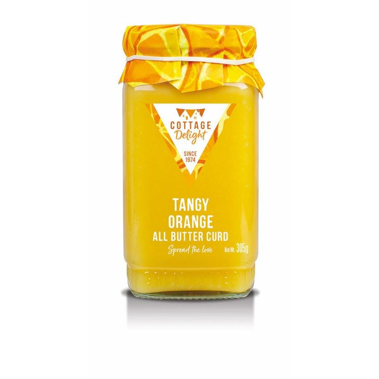Cottage Delight Tangy Orange All Butter Curd 305g Spread Love Jam Pack of 3