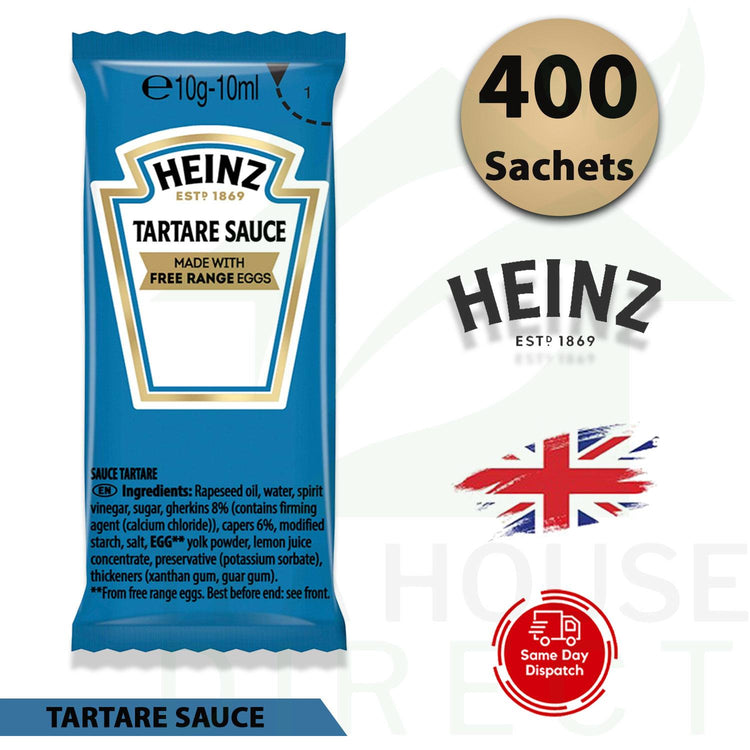 Heinz Tartare Sauce Made With Free Range Eggs 400 Individual Sachets
