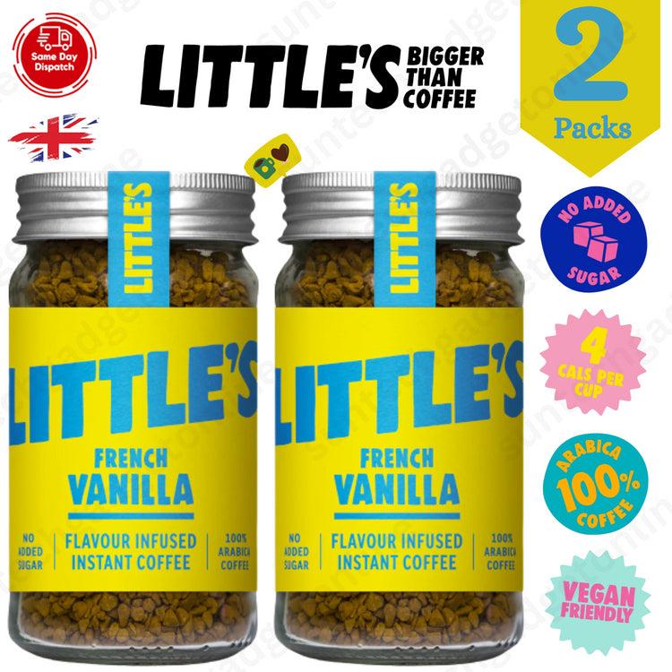 Littles French Vanilla 50g, a taste of elegance & Vanilla Infusion Magic 2 Packs
