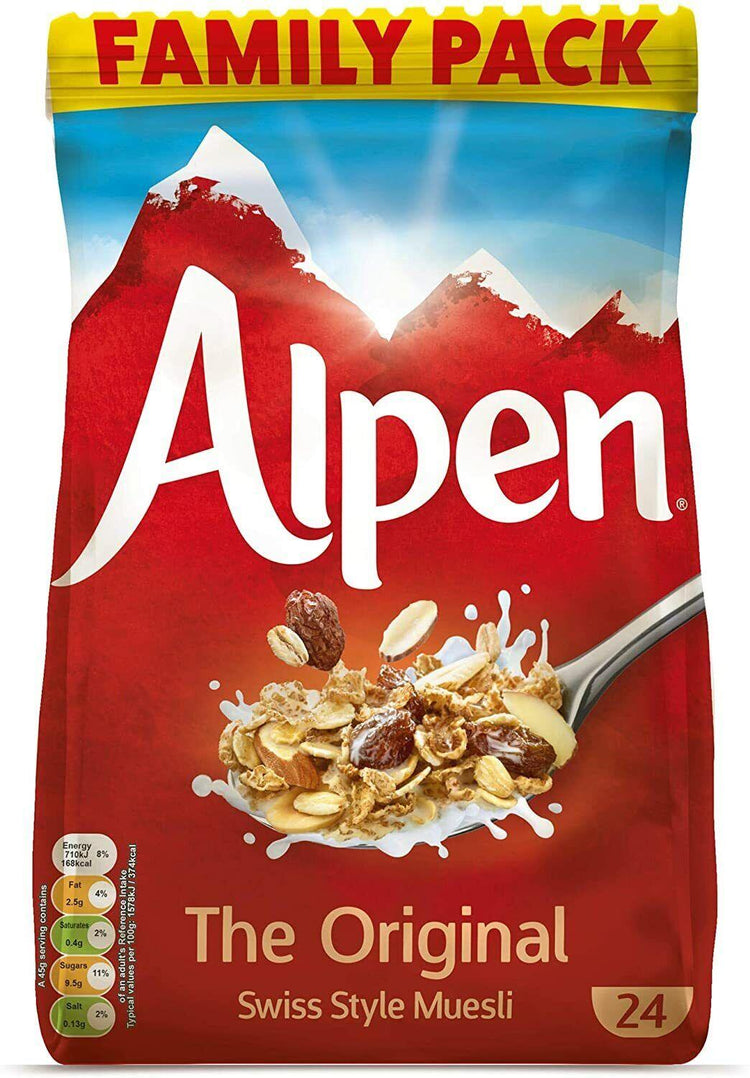 Alpen The Original Swiss Style Muesli 1.1kg Bag Pack