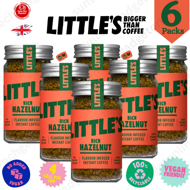 Littles French Hazelnut 50g, Nutty Perfection in a Jar, Sensory Adventure 6Packs