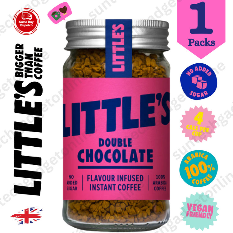 Littles Double Chocolate 50g, Indulge in Decadent Delights Sip & Enjoy - 1 Packs