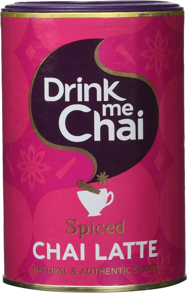 Drink Me Chai Spiced Chai Latte Natural & Authentic Spices Gluten Free 250g X 6
