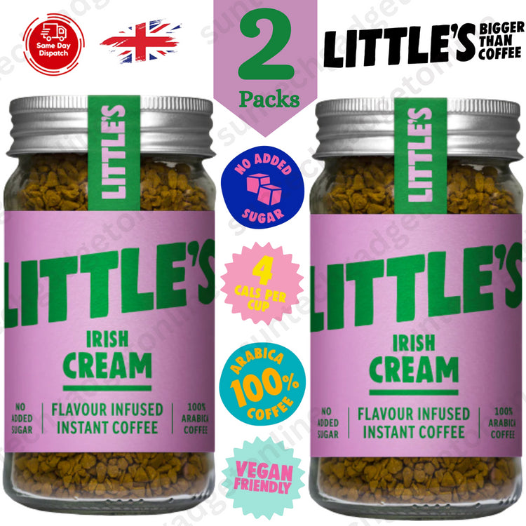 Littles Irish Cream 50g ,A Taste of Irelands Richnes,Sip,Savor,Enjoy  - 2 Packs