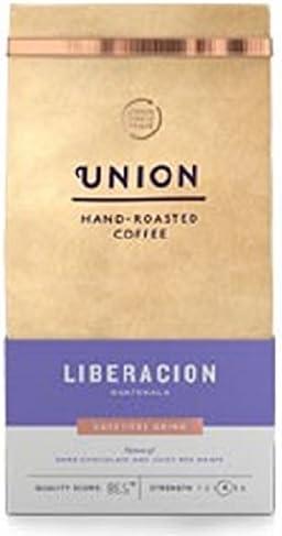 Union Hand Roasted Coffee Liberacion Guatemala Ground Coffee 200g (Pack of 4)