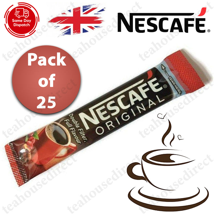Nescafe Original Instant 1 Cup Individual Coffee Sticks Sachets