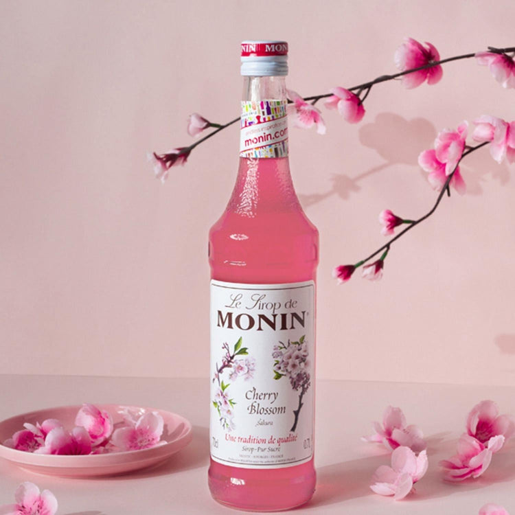 Monin Cherry Blossom Coffee Syrup 70cl Bottle