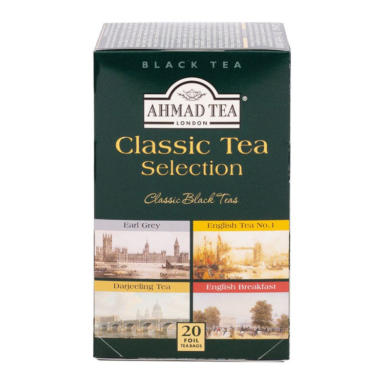 Ahmad Tea Classic Tea Selection of 4 Black Teas 40 Teabags