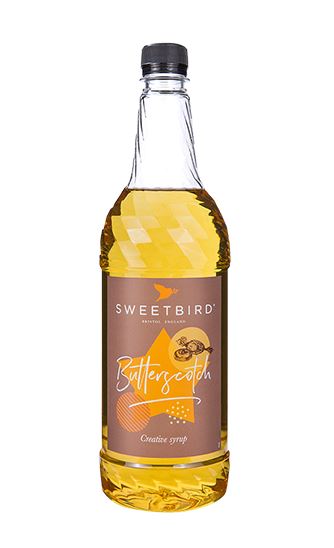 Sweetbird Butterscotch Syrup 1 Lte Sweet Aroma Taste Vegan Syrup Pack of 4