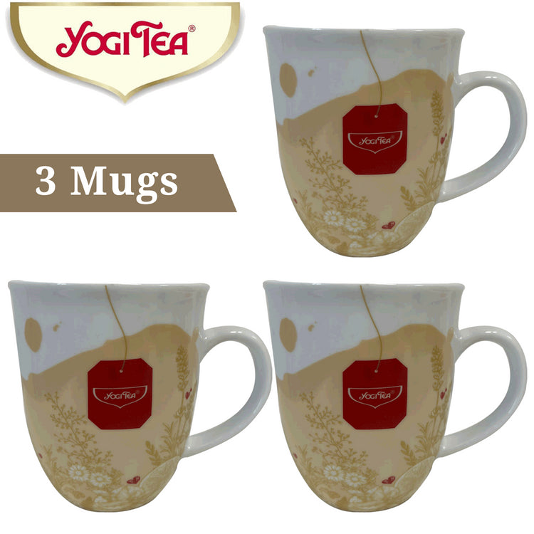 Yogi Ceramic Tea Coffee Mug - Life Is A Gift - Birthday Xmas Present 1-6 Mugs