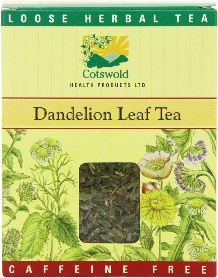 Cotswold Health Products Dandelion Leaf Tea Caffeine Free 100g - Packs of 4