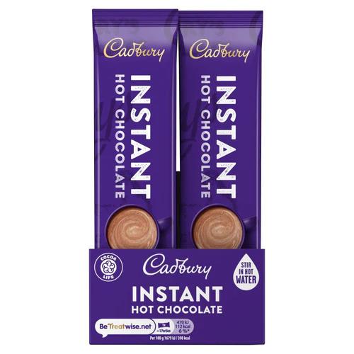 Cadbury Instant Hot Chocolate Mix Rich and Creamy Choco Powder Warm Chocolate Beverage 100% Vegan Friendly - 30 Sachets
