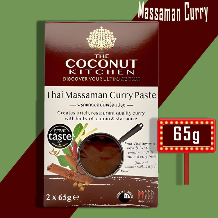 The Coconut Kitchen Thai Massaman Curry Spices like Cumin, Star Anise 65g X 4