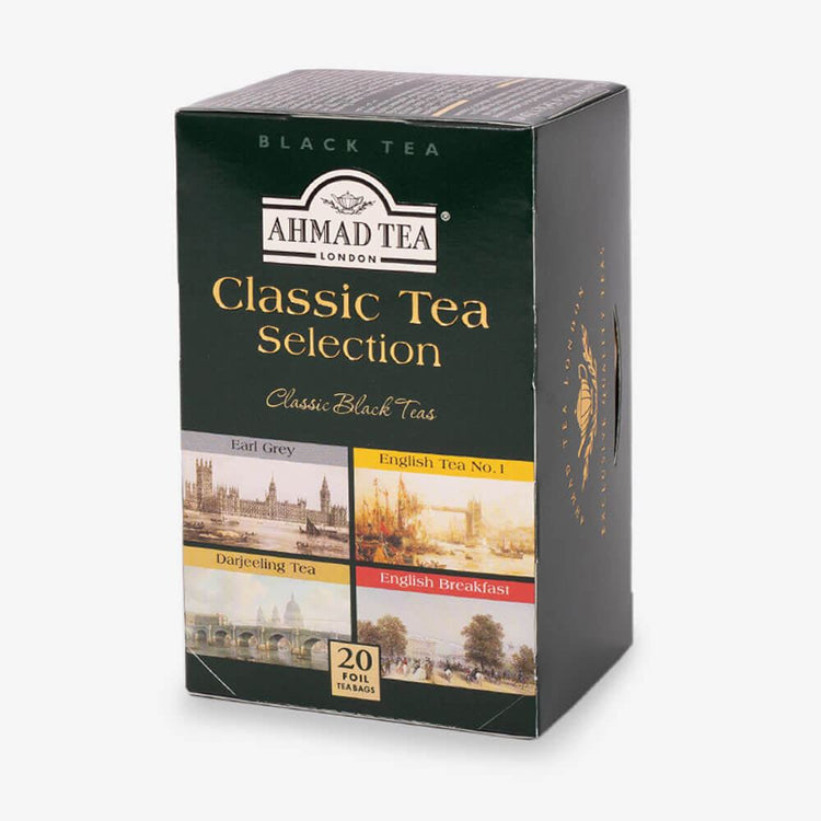 Ahmad Tea Classic Tea Selection of 4 Black Teas 60 Teabags