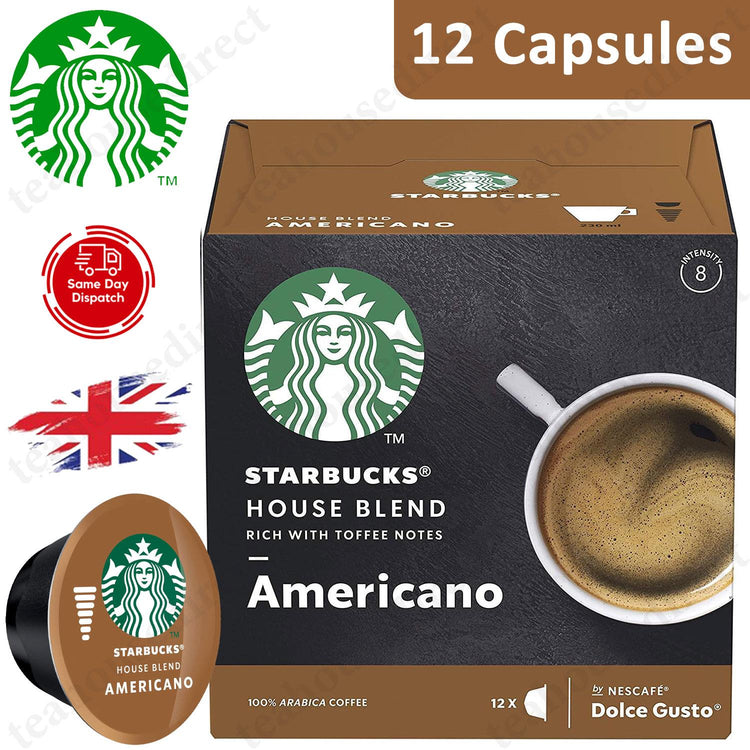 STARBUCKS House Blend By Nescafe Dolce Gusto Medium Roast Coffee PK1(BBD 8/2023)