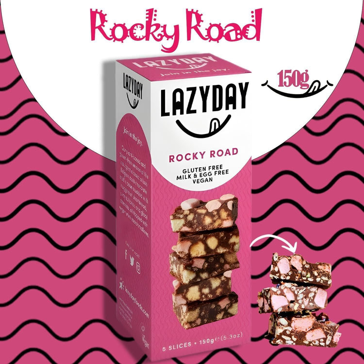 Lazy Day Rocky Road Delicious Flavor Gluten Free Milk & Egg Free, Vegan 150g X 1