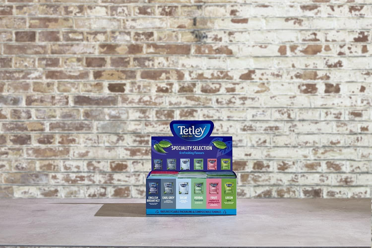 Tetley Speciality Fruit & Black Tea Variety Pack - 90x3 Sachets Envelopes - 270