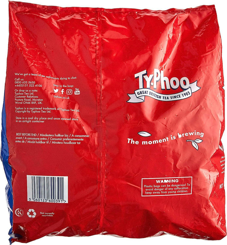 Typhoo One Cup Tea Bag Coffee 440 Count Packs of 5