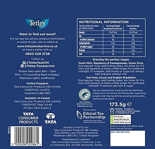 Tetley Speciality Fruit & Black Tea Variety Pack - 90x3 Sachets Envelopes - 270