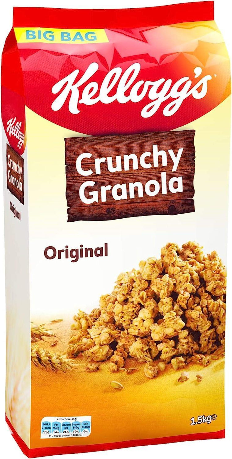 Kelloggs Original Crunchy Granola Cereal Catering Pack - 3x1.5kg