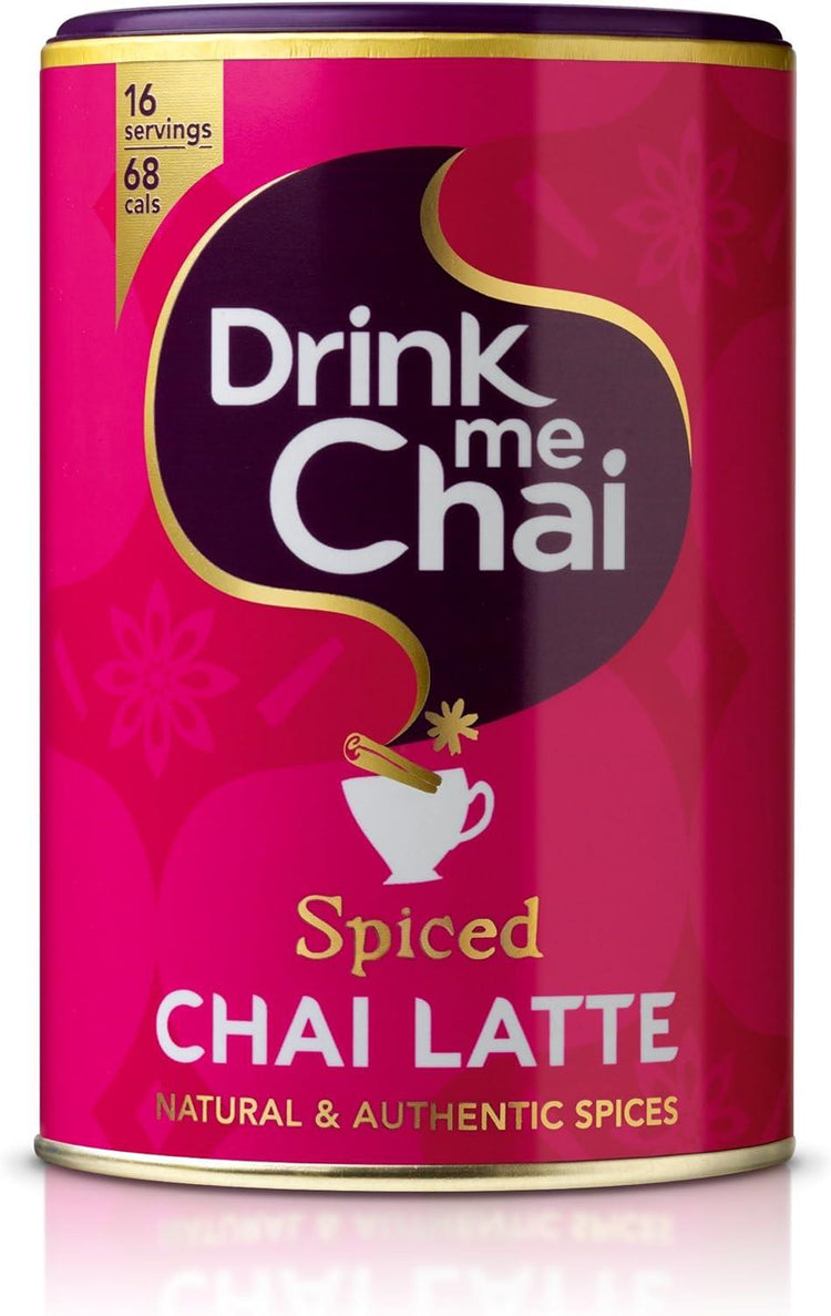 Drink Me Chai Spiced Chai Latte Natural & Authentic Spices Gluten Free 250g