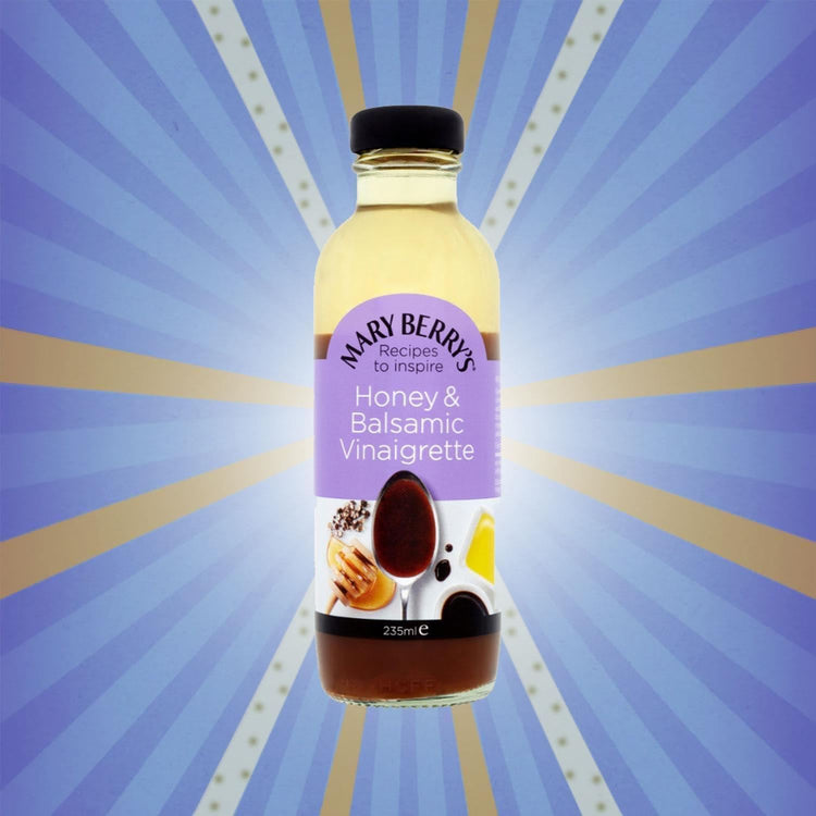 Mary Berry's Honey & Balsamic Vinaigrette Dressing & Well Balanced oil 235ml X 5