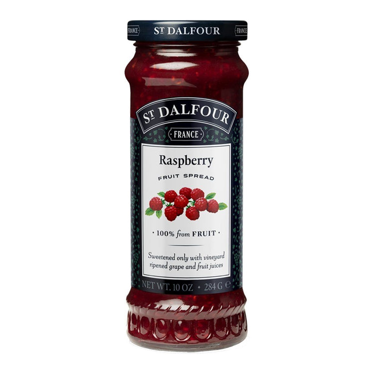 St Dalfour Raspberry Fruit Spread 284g Jam 100% from Fruit Jam 1 Pack