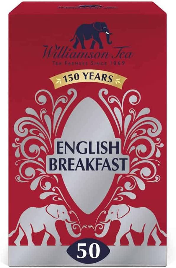 Williamson English Breakfast Tea Bags 100 x 125g - Pack 2