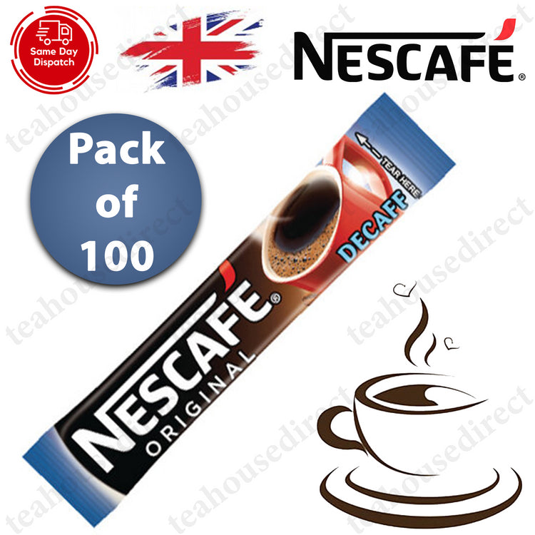 Nescafe Original Or Decaf Decaff Instant 1 Cup Individual Coffee Sticks Sachets