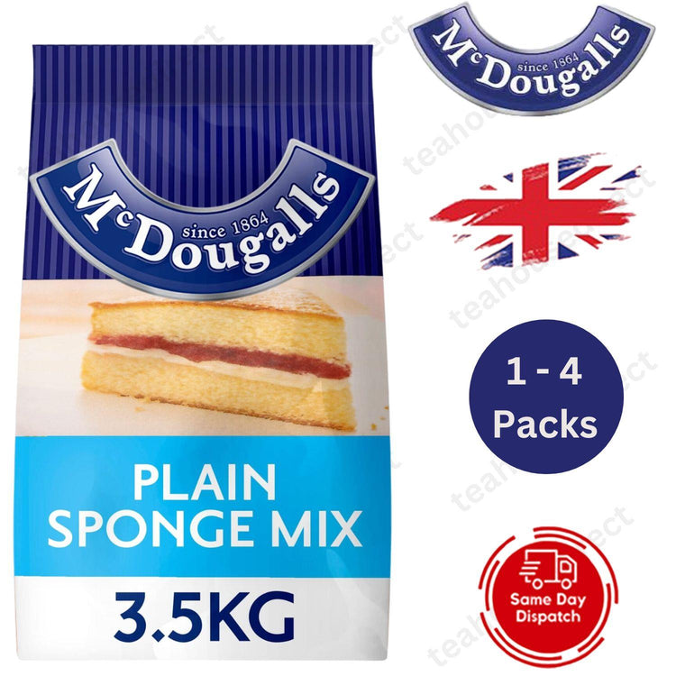 McDougalls Plain Sponge Cake Mix - 1 to 4 Packs