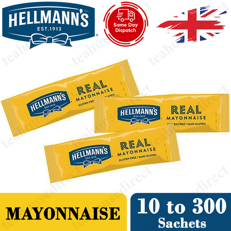 Hellmann's Mayonnaise Mayo Sauce Individual 10ml Sachets Gluten Free&Sans Gluten