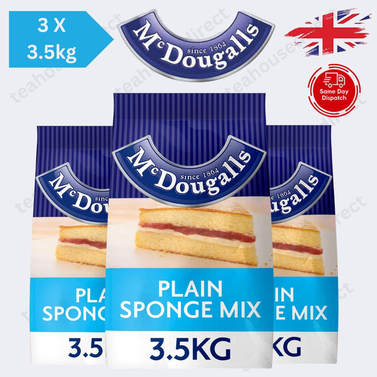 McDougalls Plain Sponge Cake Mix - 1 to 4 Packs