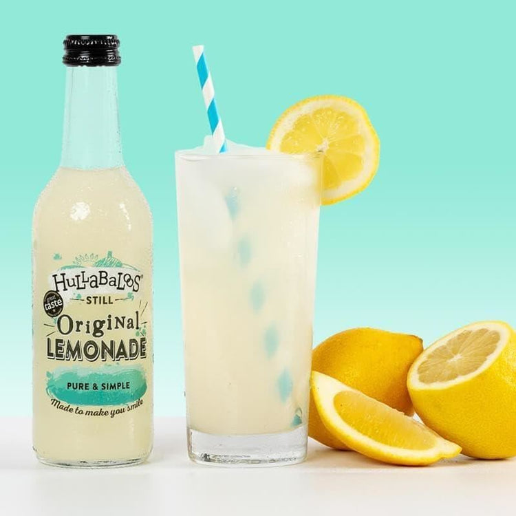 Hullabaloos Refreshing Still Sweet Drink Original Lemonade Flavour 750ml X 5