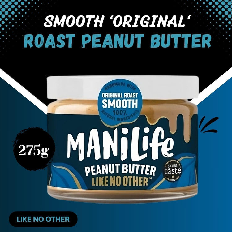 ManiLife Peanut Butter Original Roast Smooth with Delicious caramelly 275g X 4