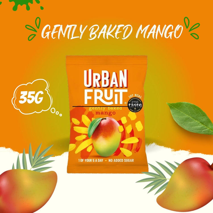 Urban Fruit Mango Flavour Dried Fruit Pouch with Delicius Natural Taste 35g X 2