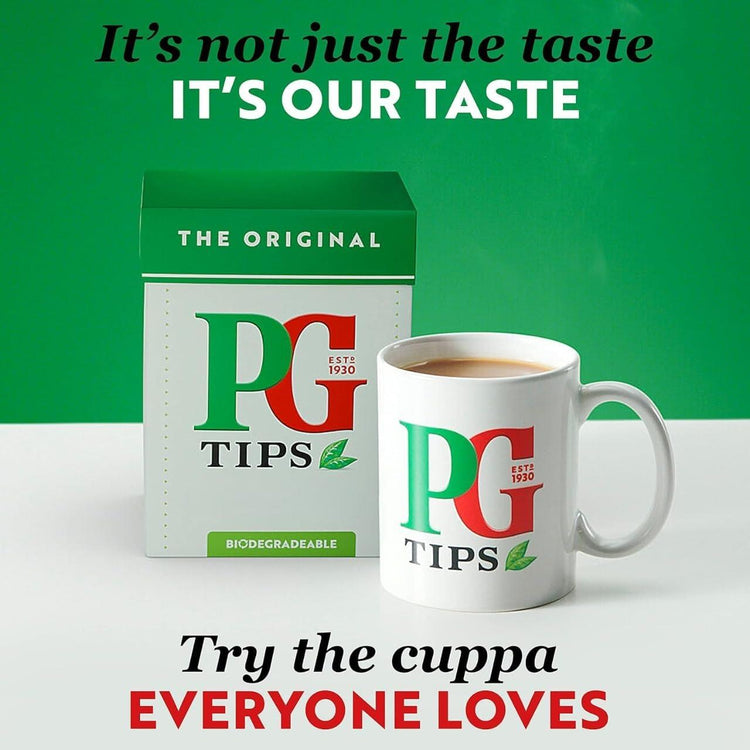 PG Tips English Breakfast Refreshing British Classic Black Tea 375 Sachets