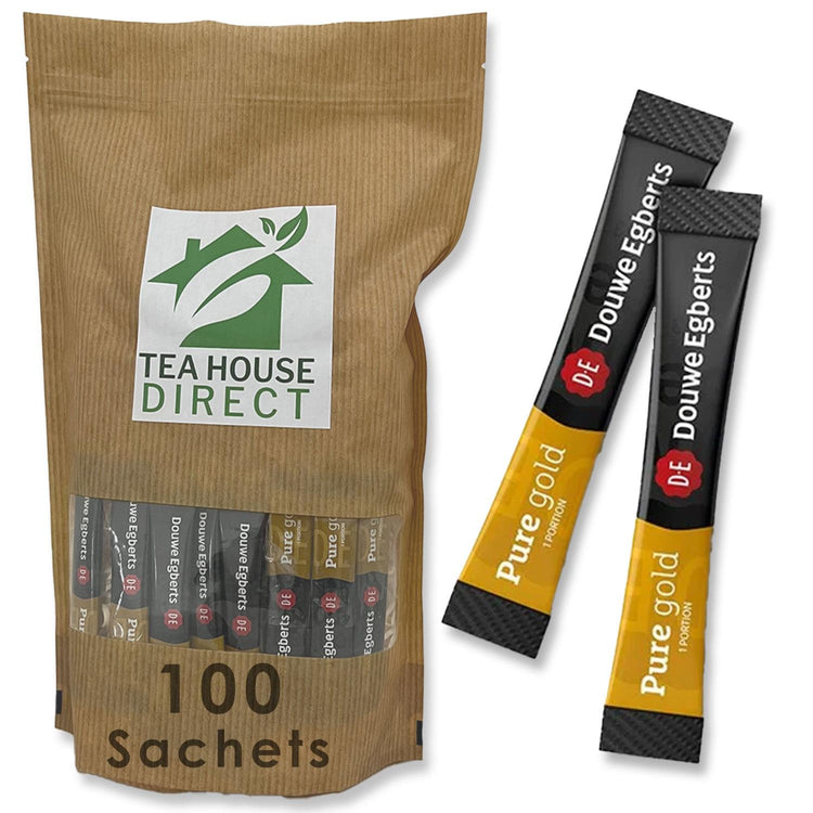 Douwe Egberts Pure Gold Rich and Full-Bodied coffee Blend Sticks 100 Sachets