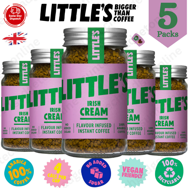 Littles Irish Cream 50g ,A Taste of Irelands Richnes,Sip,Savor,Enjoy  - 5 Packs