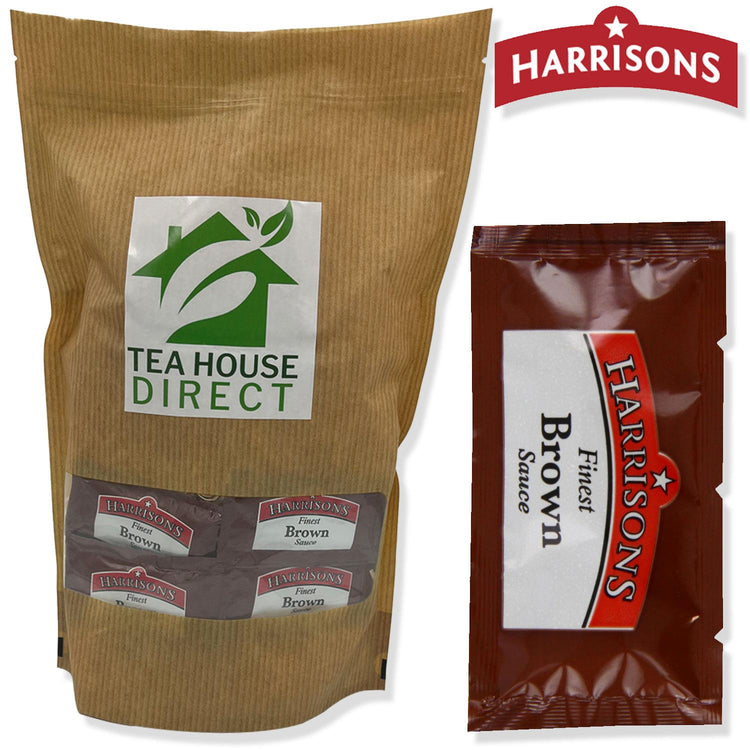 Harrisons Brown Sauce Packets | Flavorful Versatility at Your Fingertips | 350 Sachets