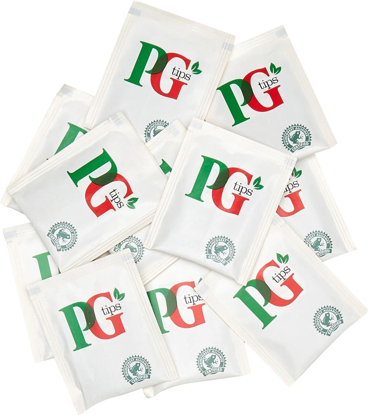 PG Tips, Signature Taste Tea, Individually Enveloped Black Tea Bags, Biodegradeable, Refreshing British Classic | 375 Sachets
