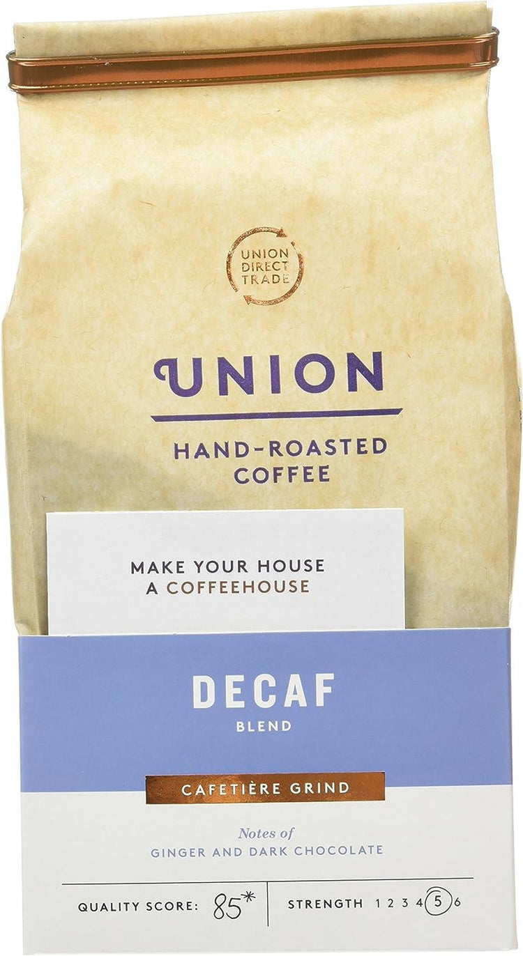 Union Hand Roasted Decaf Blend Ground Coffee 200g (Pack of 5)