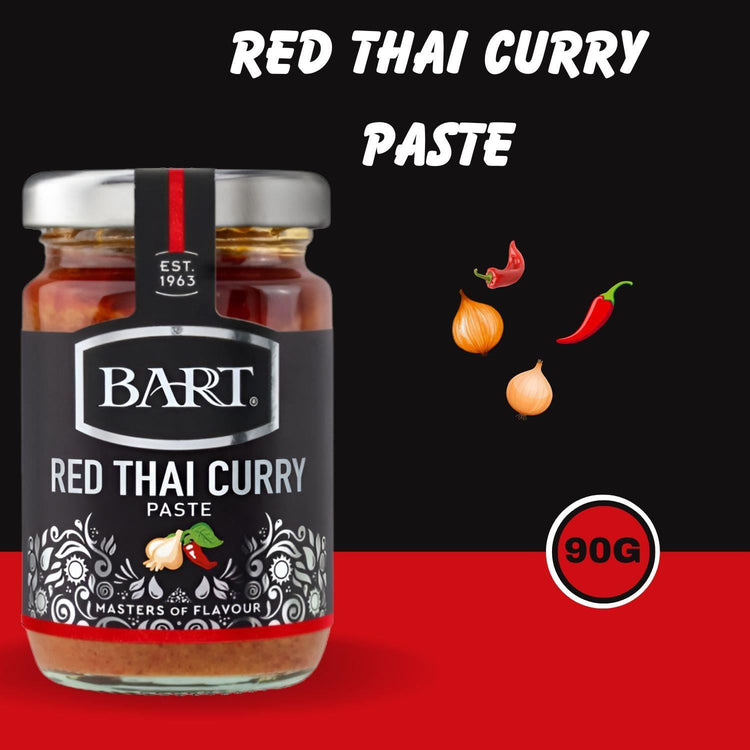 Bart Red Thai Curry Masters of Flavours and Spread Taste of Every Dish 90g X 4