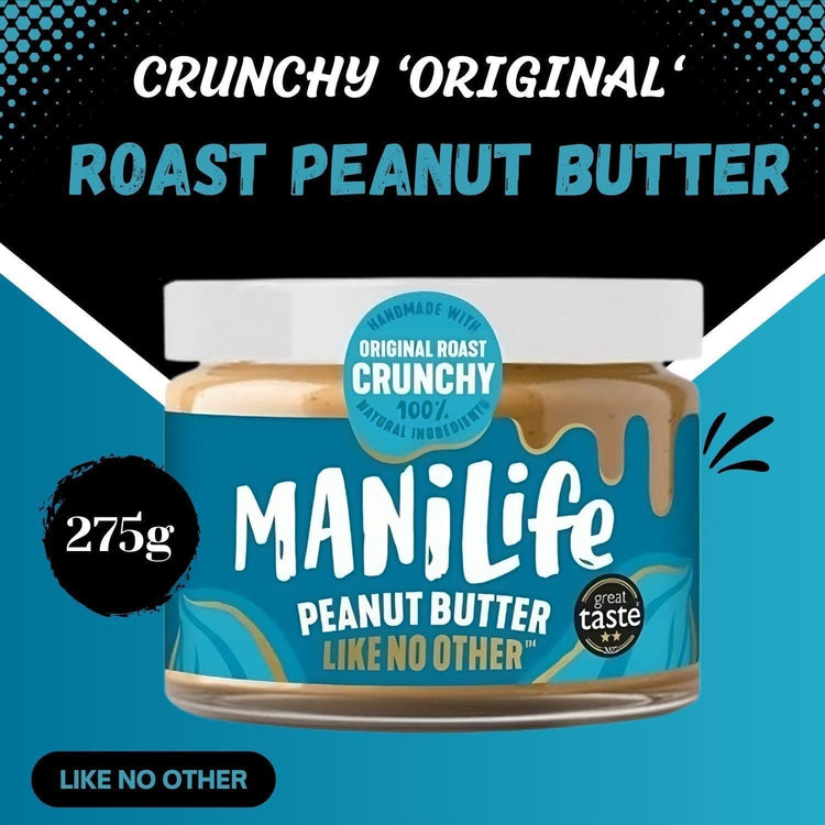 ManiLife Peanut Butter Original Roast Crunchy with Delicious Taste 275g