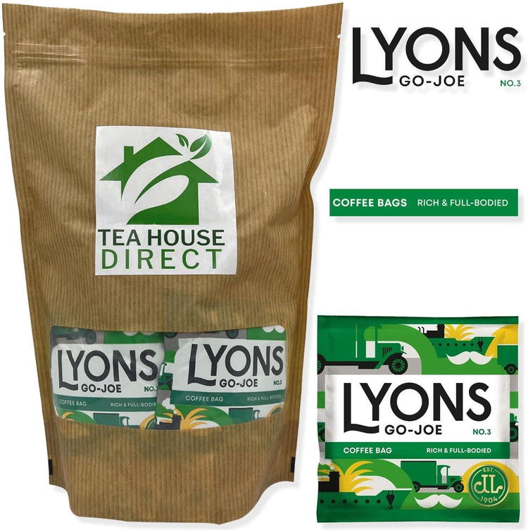 Lyons Go Joe Rich and Full Bodied Freshly Roasted Ground Coffee 150 Sachet Pouch